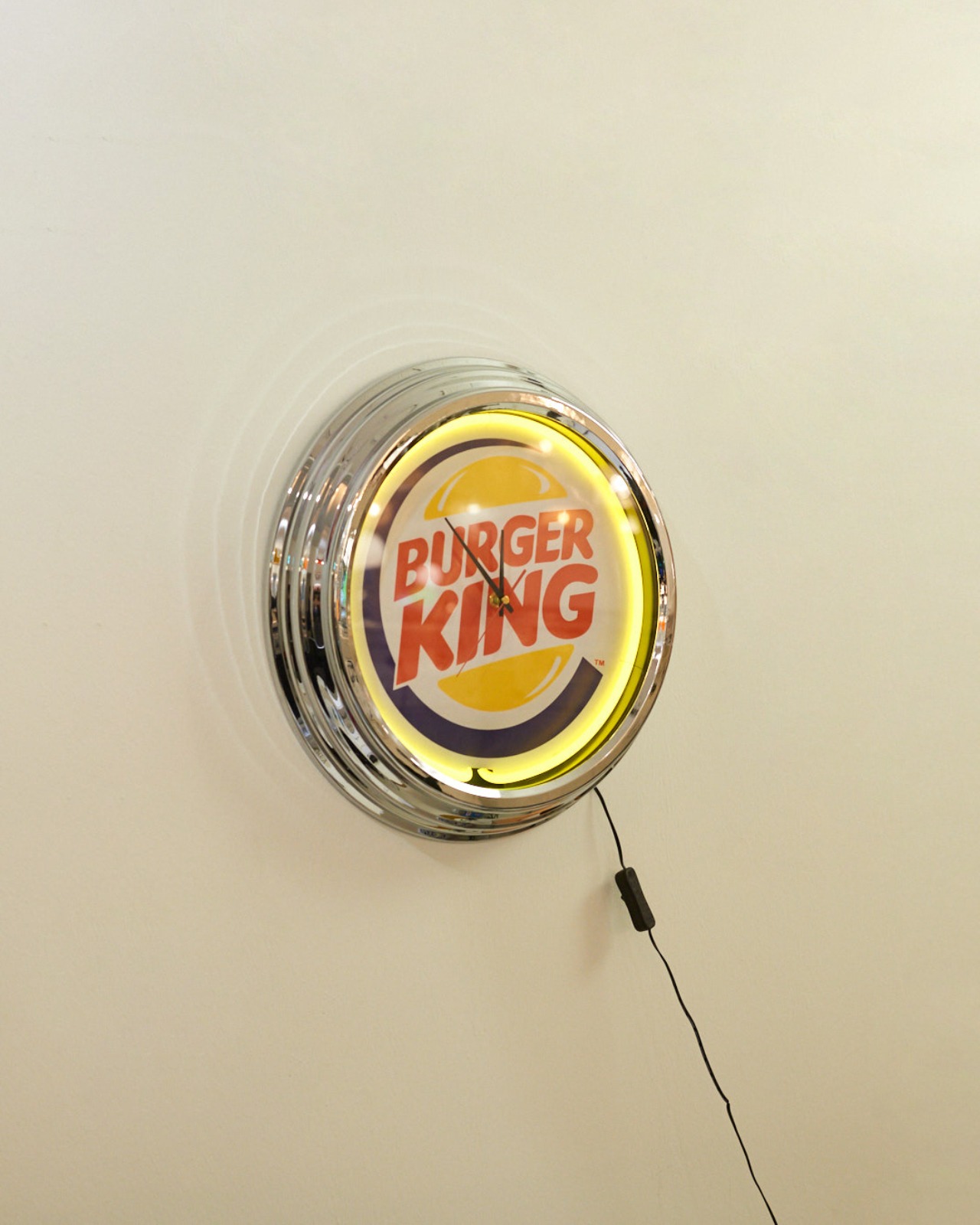 Neon Wall Clock - Burgerking (2color)