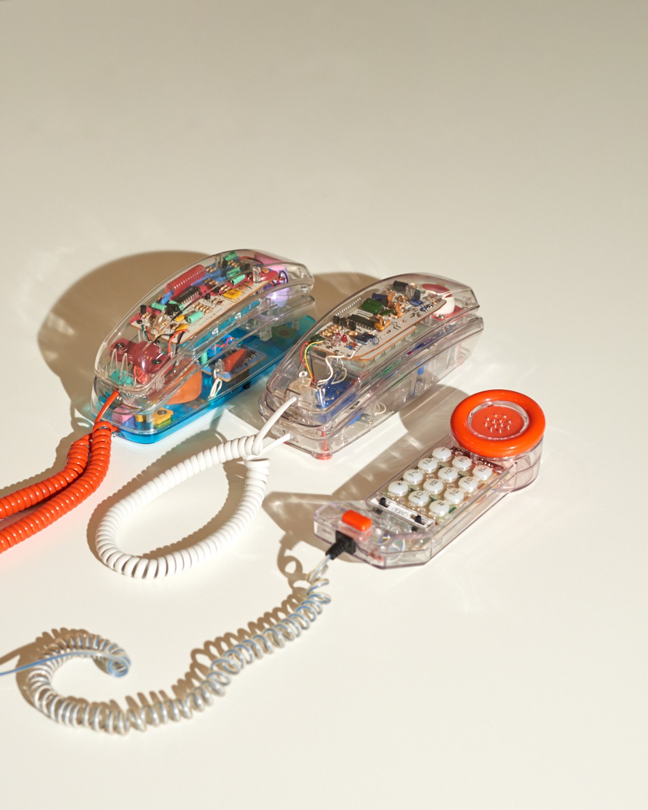 Tozai Clear Telephone (red)