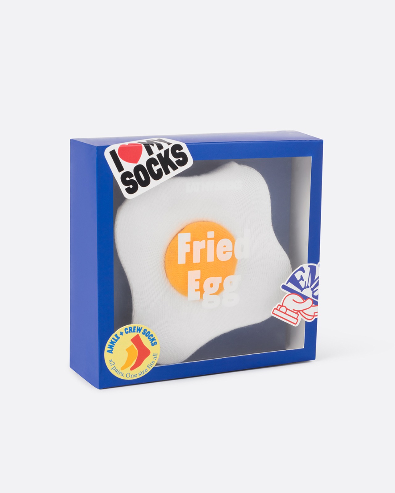 [EAT MY SOCKS] Fried Egg (2 pairs)