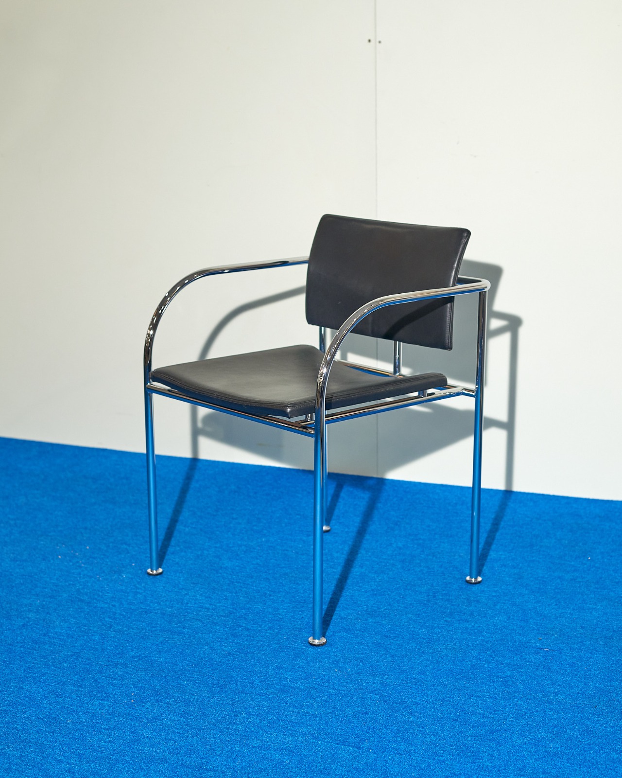 Danish Chrome Stackable Chair